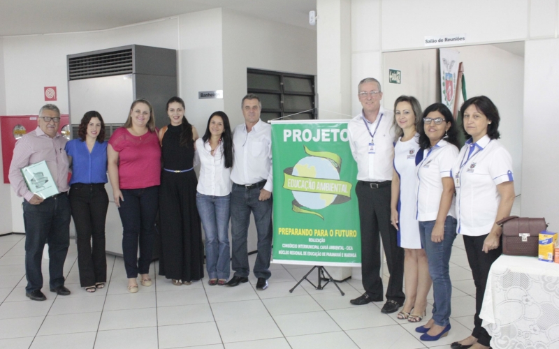 Cerimônia marca o lançamento do Projeto Educação Ambiental: Preparando para o Futuro.